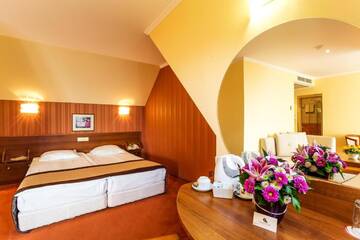 Фото номера Стандартный номер-студио Отель Saint George Hotel &amp; Medical Spa г. Поморие 4